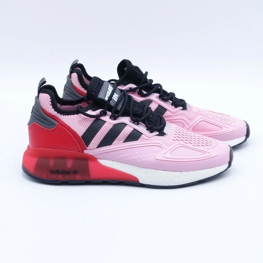SLD NEW adidas Originals Ninja ZX 2K Boost Sneakers FZ0454 True Pink